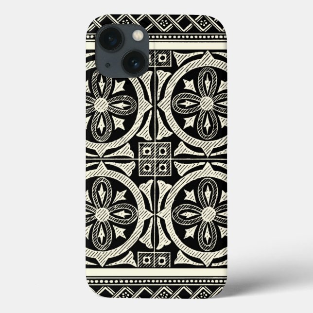Black and White Mandala Motif by Vision Studio Case-Mate iPhone Case (Back)