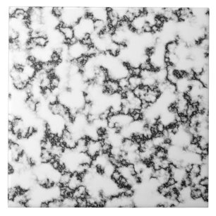 Black and white marble background tile