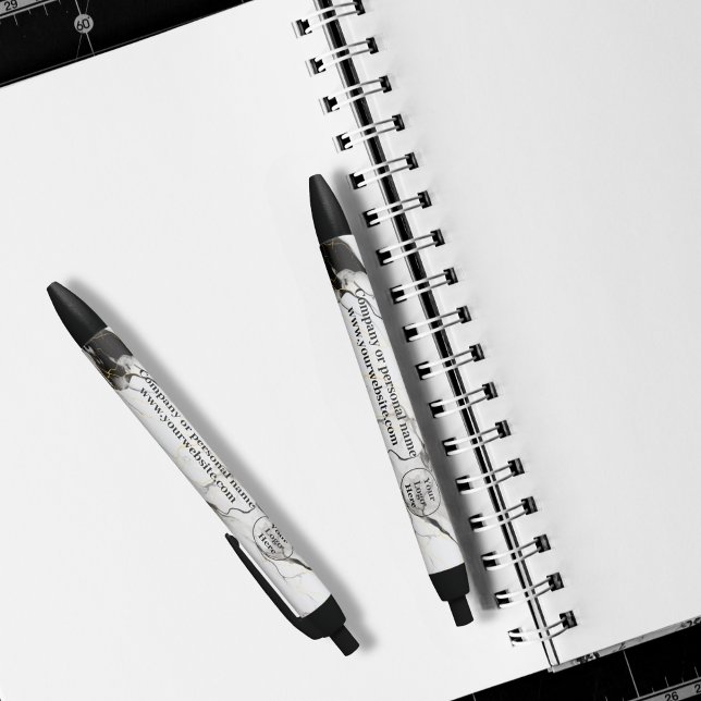 Black and white marble ink pen (Creator Uploaded)