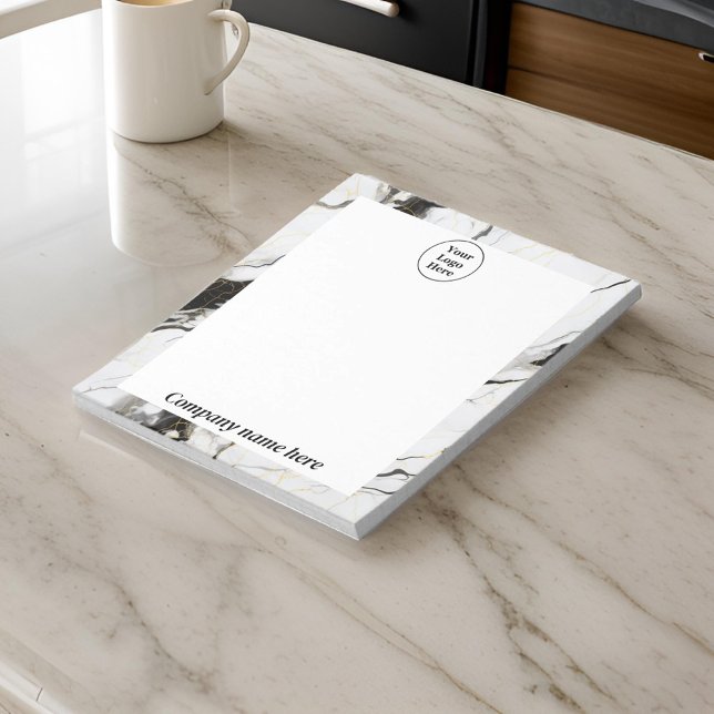 Black and white marble Notepad (Creator Uploaded)