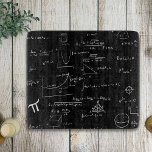 Black and White Mathematics formulas and equations Cutting Board<br><div class="desc">Great mathematics personalized cutting board in black colour. The math formulas and equations are in white over the black background. Illustrated and designed by Patricia Alvarez.</div>