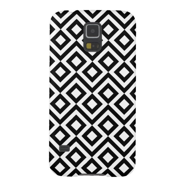 Black and White Meander Case-Mate Samsung Galaxy Case (Back)