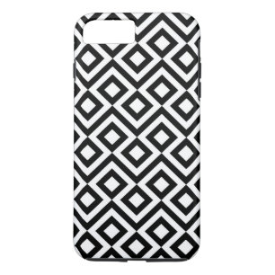 Black and White Meander iPhone 8 Plus Tough Case