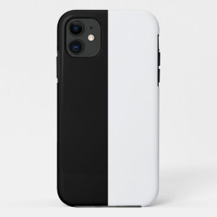 Black And White Middle Customize This iPhone 11 Case