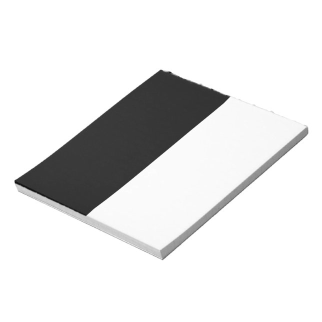Black And White Middle Customize This Notepad (Rotated)