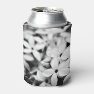 Black and white mini florals can cooler