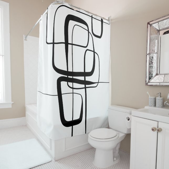 Black and White Minimalist Abstract Art Nr22L13 (In Situ)