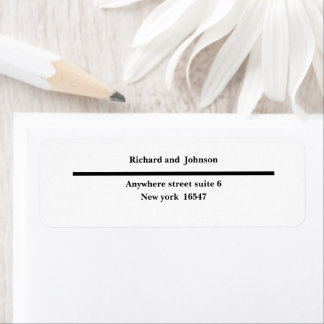 Black and white minimalist business 