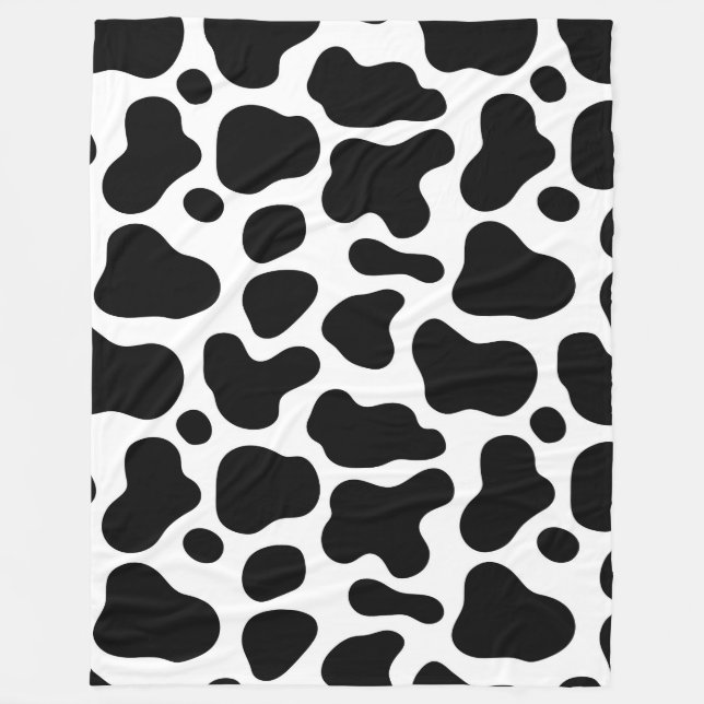 Black And White Minimalist Charm  Fleece Blanket (Front)