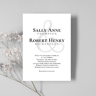 Black and White Minimalist Simple Template