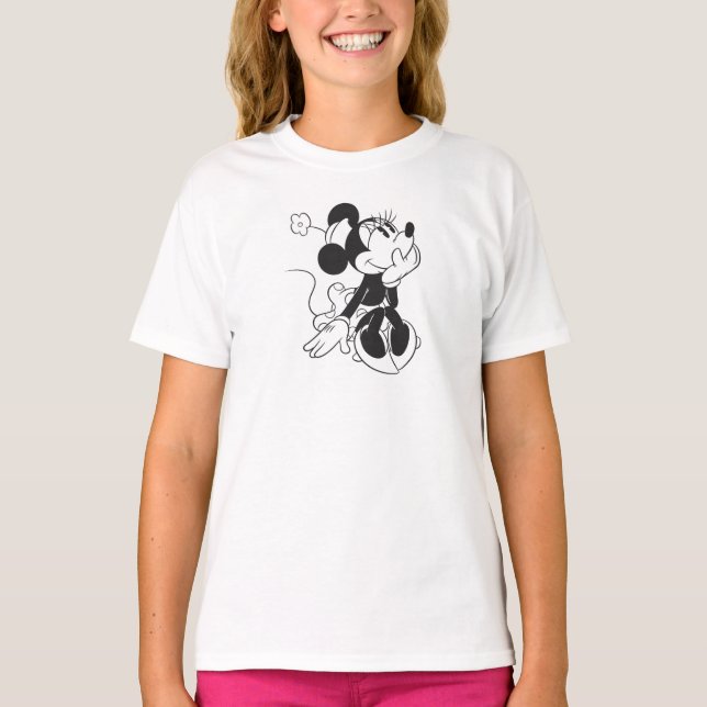 Black and White Minnie T-Shirt (Front)