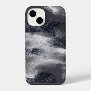 Black and White Modern Abstract Stylish iPhone 14 Case