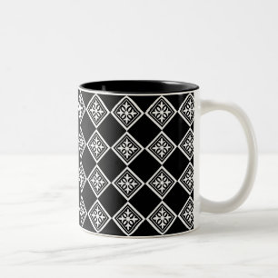 Black And White Modern Art Deco  Mug