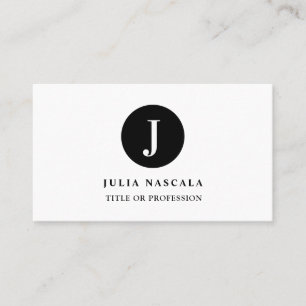 Black And White Modern Business Cards Template