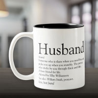 Black and White Modern Cool Husband Definition