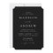 Black and White Modern Elegance Wedding