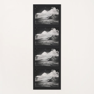 Black and White Modern Minimalist Photography Yoga Mat