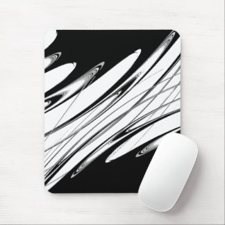 Black and White Modern Mouse Pad
