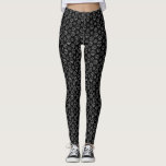 Black and White Modern Pattern Leggings<br><div class="desc">Modern and unique leggings featuring black and white pattern. Other colours are available.</div>