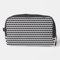 Black and White Modern Print Dopp Kit