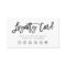 Black and White Modern Script