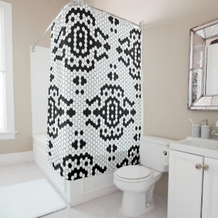 Black and White Modern Tile Design