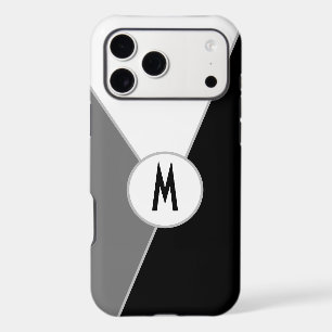Black and white Monochrome Colour block Monogramme