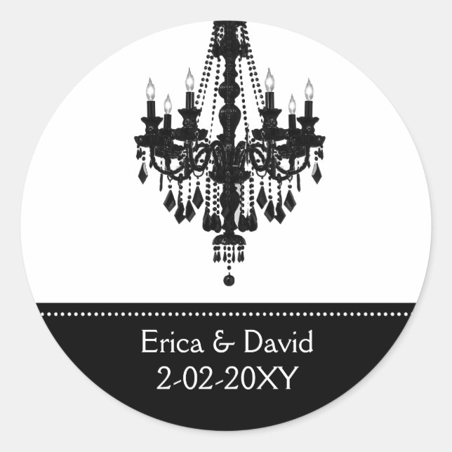 black and white Monogram label (Front)