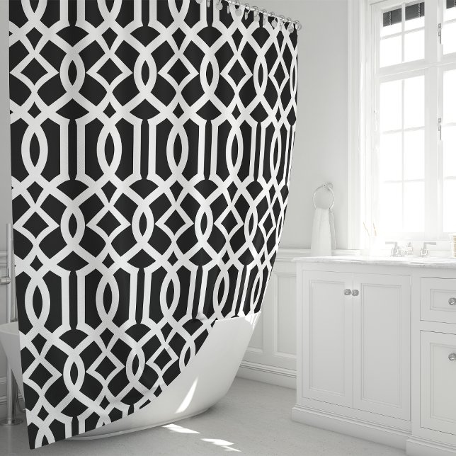 Black and White Moroccan Trellis Pattern (Creator Uploaded)