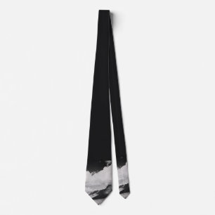 Black and White Mountain Landscape Photography Tie