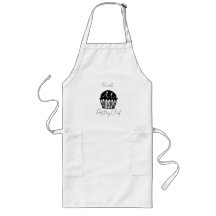 Black and white muffin Pastry Chef white