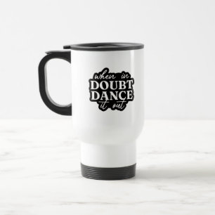 Black and white mug