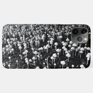 Black and White Mushroom Colony Photo iPhone 11 Pro Max Case