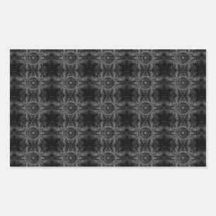 Black and white music speakers sticker
