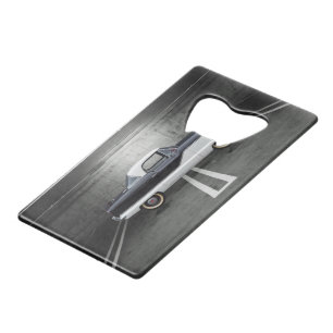 Black and White Nash Credit Card Bottle Opener