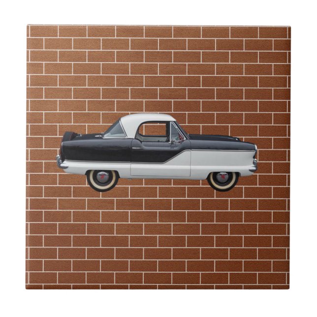 Black and White Nash Metropolitan Tile (Front)