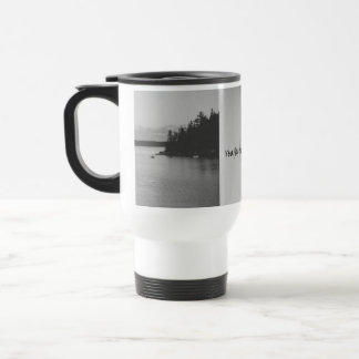Black and White Nature Landscape Travel Mug