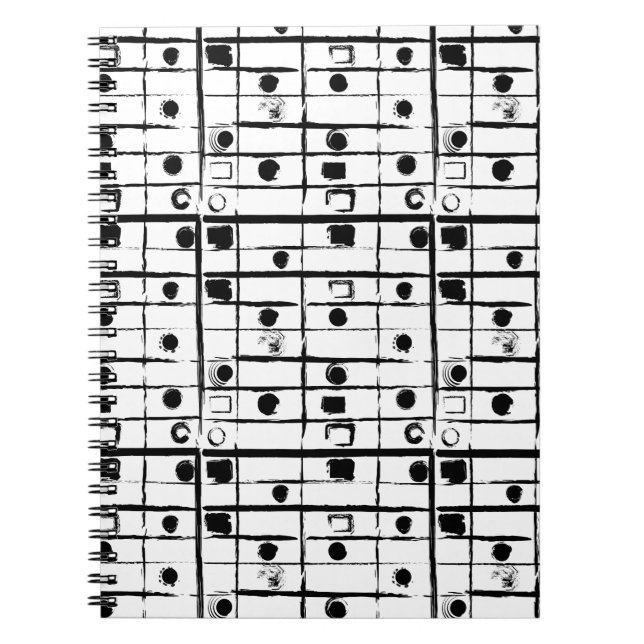 BLACK AND WHITE NOTEBOOK (Front)