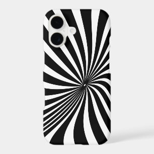 Black and white optical illusion pattern