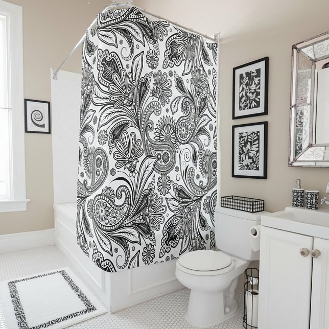 Black and white paisley  (Creator Uploaded)