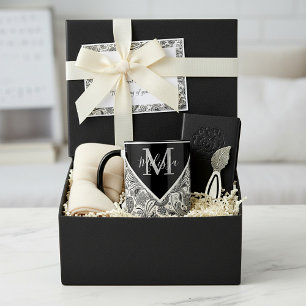 Black and white paisley    mug