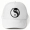 Black and White Palm Tree Yin Yang Hat