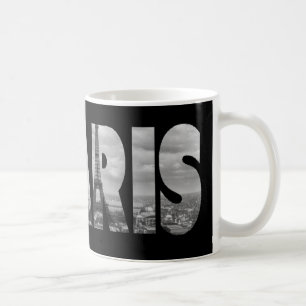 Black and White Paris Coffee Mug