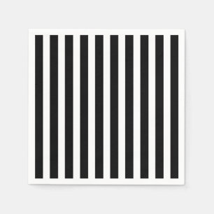 Black and White Party Napkins
