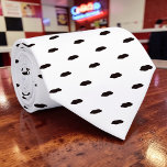 Black and White Pattern Custom Necktie<br><div class="desc">A timeless and versatile accessory, this custom necktie features a classic black and white pattern. Perfect for adding a touch of sophistication to any outfit, whether it's for a formal event, a business meeting, or simply to elevate your everyday look. The crisp stripes create a stylish and refined appearance, making...</div>