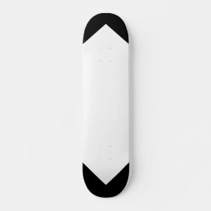 Black and White Pattern Customizable Deck Skateboard