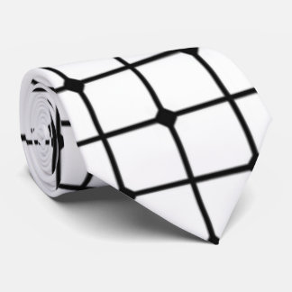 Black and White Pattern  Tie