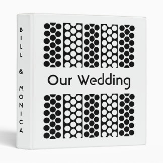 Black and White Pearls Binder