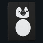 Black and white Penguin illustration Cute Modern iPad Pro Cover<br><div class="desc">Elevate Your Style with our Cute Modern Black and White Penguin Illustration iPad Pro Cover: An Ode to Simplicity and Charm! Introducing our enchanting Black and White Penguin Illustration iPad Pro Cover – a seamless blend of modern aesthetics and timeless charm. With a minimalist black background that serves as a...</div>