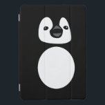 Black and white Penguin illustration Cute Modern iPad Pro Cover<br><div class="desc">Elevate Your Style with our Cute Modern Black and White Penguin Illustration iPad Pro Cover: An Ode to Simplicity and Charm! Introducing our enchanting Black and White Penguin Illustration iPad Pro Cover – a seamless blend of modern aesthetics and timeless charm. With a minimalist black background that serves as a...</div>